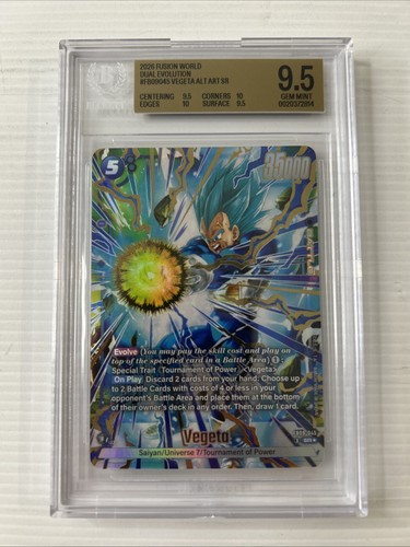 Dragon Ball FB09-045 Vegeta SR Alt Art BGS9.5