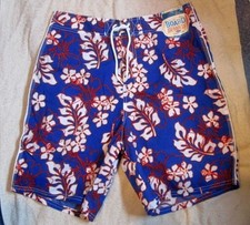 NWT "OLD NAVY" Men's 8" BOARDSHORTS Tropical Print Sz M 32-34" waist 