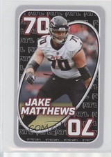 2024 Uno Fandom NFL Atlanta Falcons Black Jake Matthews #70 0c4
