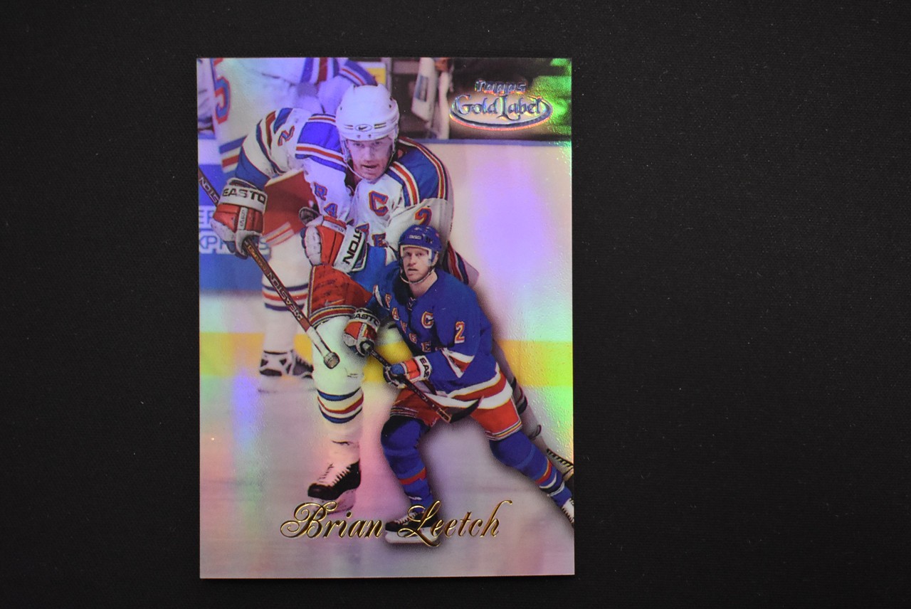Brian Leetch 1998-99 Topps Gold Label Class 1 Black Label #85 New York Rangers
