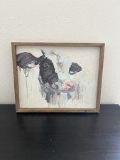 Hobby Lobby Cow Canvas Wall Hanging Farmhouse Decor