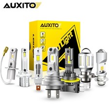 AUXITO H1 LED Headlight Fog Bulbs White Low Beam Conversion Kit H3 T19 H4 Bright