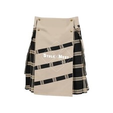 Cotton  Tartan Hybrid Utility Kilt with Pockets   50 Tartans, Sizes 28"-60"