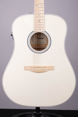 Ibanez AAD77M1E Dreadnought Acoustic-Electric Guitar - Open Pore Antique White