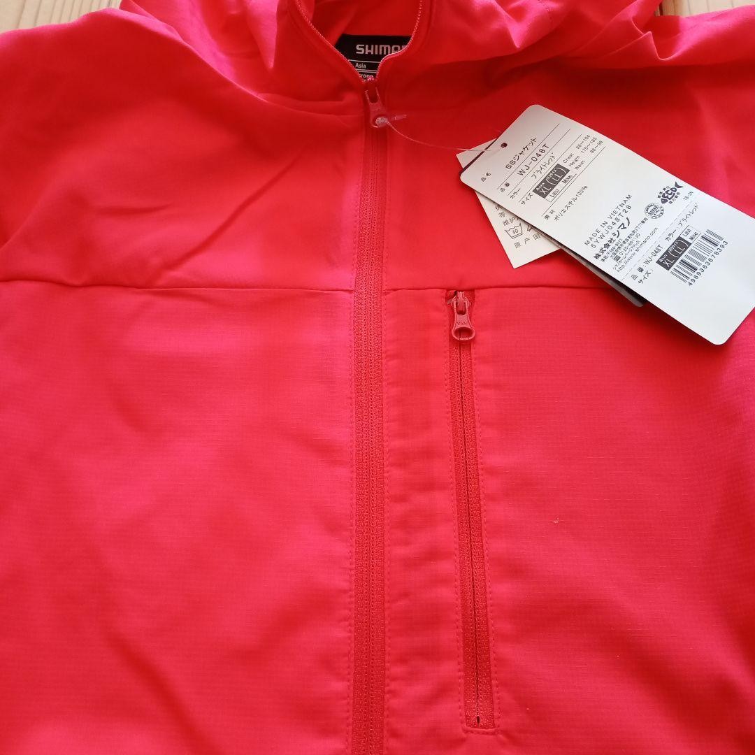 SSジャケットWJ−048T 赤 L シマノ シマノ シマノ WJ-048T SS