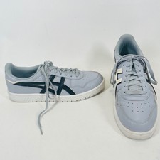 Asics Japan S Mens Size 10 Light Blue Navy Retro Court Sneakers 1201A463