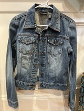 DKNY Jeans, Ladies, Denim Jacket Size M 100 Cotton Excellent Condition