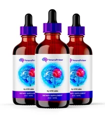 Neuro Prime Brain Booster Supplement Drops - NeuroPrime Plus Drops (3 Pack)