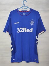CAMISETA DE FÚTBOL ESCOCÉS RANGERS FC 2018-19 LOCAL HUMMEL TALLA 2XL