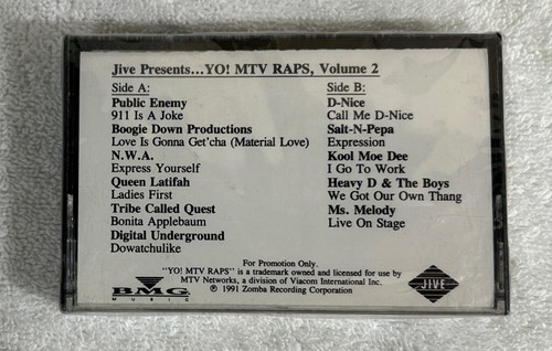Jive Presents Yo! MTV Raps Band 2 Promo 1991 Jive BMG Staatsfeind NEU!