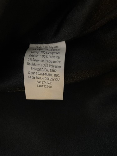 Gymboree "HOLIDAY PLAID" Fully Lined DRESS COAT DRESSY BLACK bow Neck M (7-8) - Picture 8 of 13