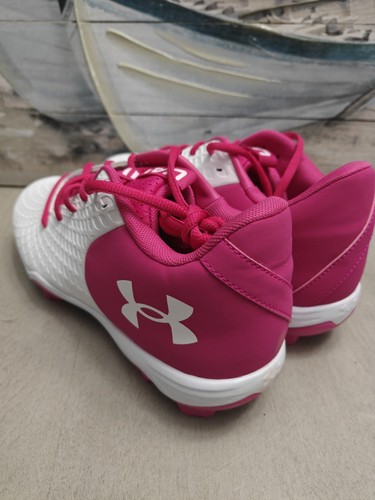 Under Armour UA Glyde 2.0 RM Damen-Softballschuh Größe 10 weiß pink - Bild 5 von 10