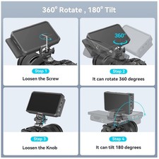 ARRI-Style Monitor Mount with Anti-Twist Design