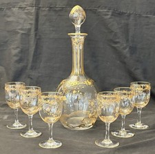 LOUIS XV GOLD MODEL BACCARAT CRYSTAL PORT SERVICE
