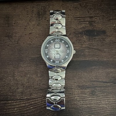 Charles Raymond Women's Silver Stainless Steel Analog Quartz Water-Resistant Wa 