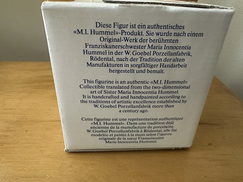 1990 Hummel, Goebel #243 "Peace on Earth" Signed With Box TMK6 - Picture 9 of 11