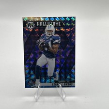 2025 Panini Mosaic - Terrell Owens #297 Hall of Fame Blue  Reactive Prizm R