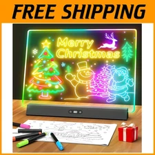 Rechargeable LED Note Board 17" Doodle Glow