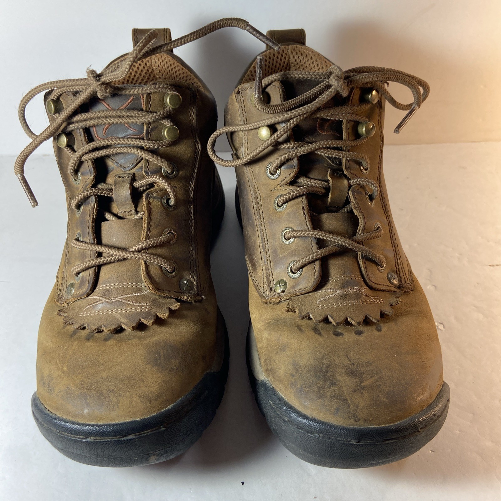 Twisted X Women's Waterproof Lace-Up Soft Toe Work Barn Boot Western sz 7M