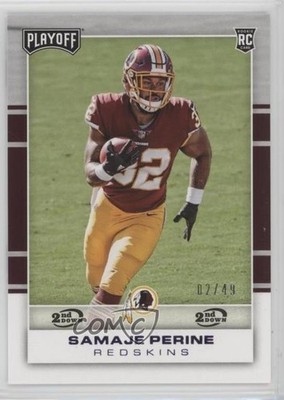 2017 Panini Playoff Rookies 2nd Down 2/49 Samaje Perine #214 Rookie RC 2b2