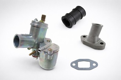 Vergaser + Ansaugstutzen Set 17mm 1/17/41 für Zündapp GTS KS 50 Typ 517