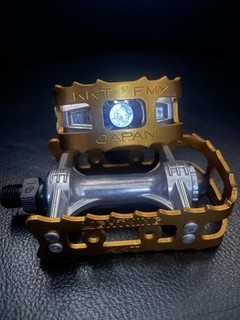 KKT Lightning FMX Pedals Gold Original 80s NOS BMX Oldschool
