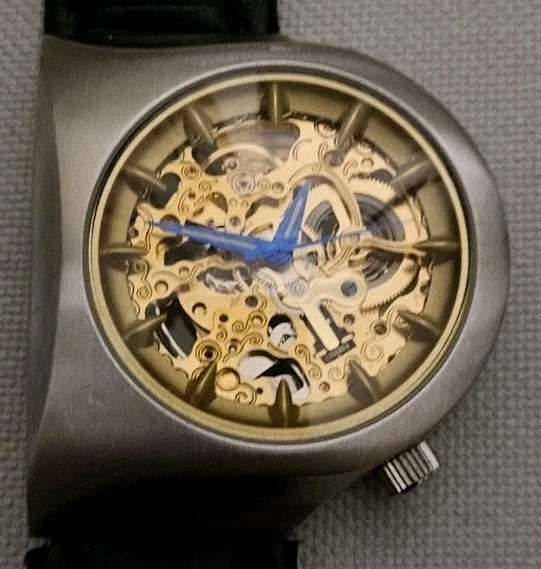 Android AD 202 DOMINATOR Stainless Steel Skeleton Men's Watch. Unique Case! - Image 2 of 4