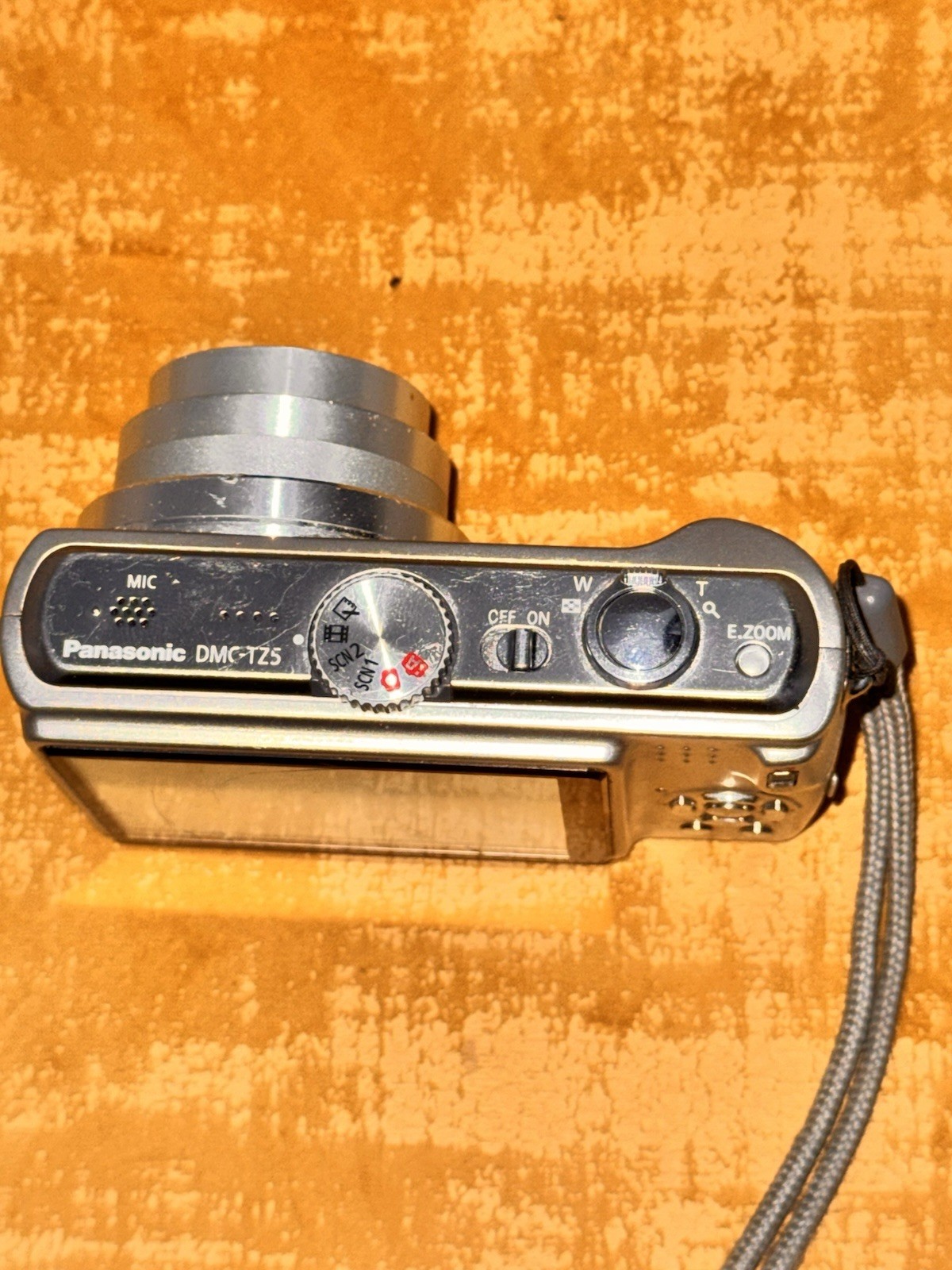 Panasonic LUMIX DMC-TZ5 9.1MP Digital Camera - Working - Lens Cover Issue