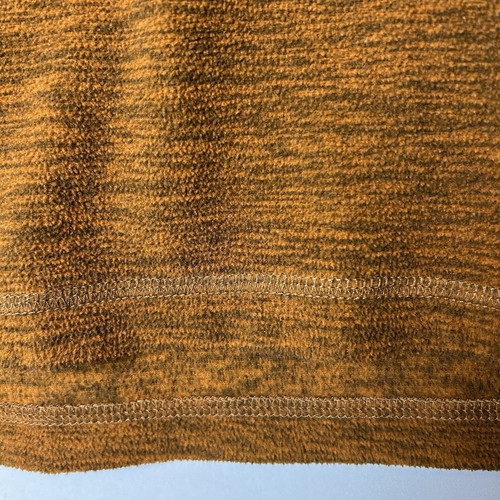 Eddie Bauer Sweater Mens Extra Large Orange Fleece 1/4 Zip Collar Pullover - Picture 12 of 15