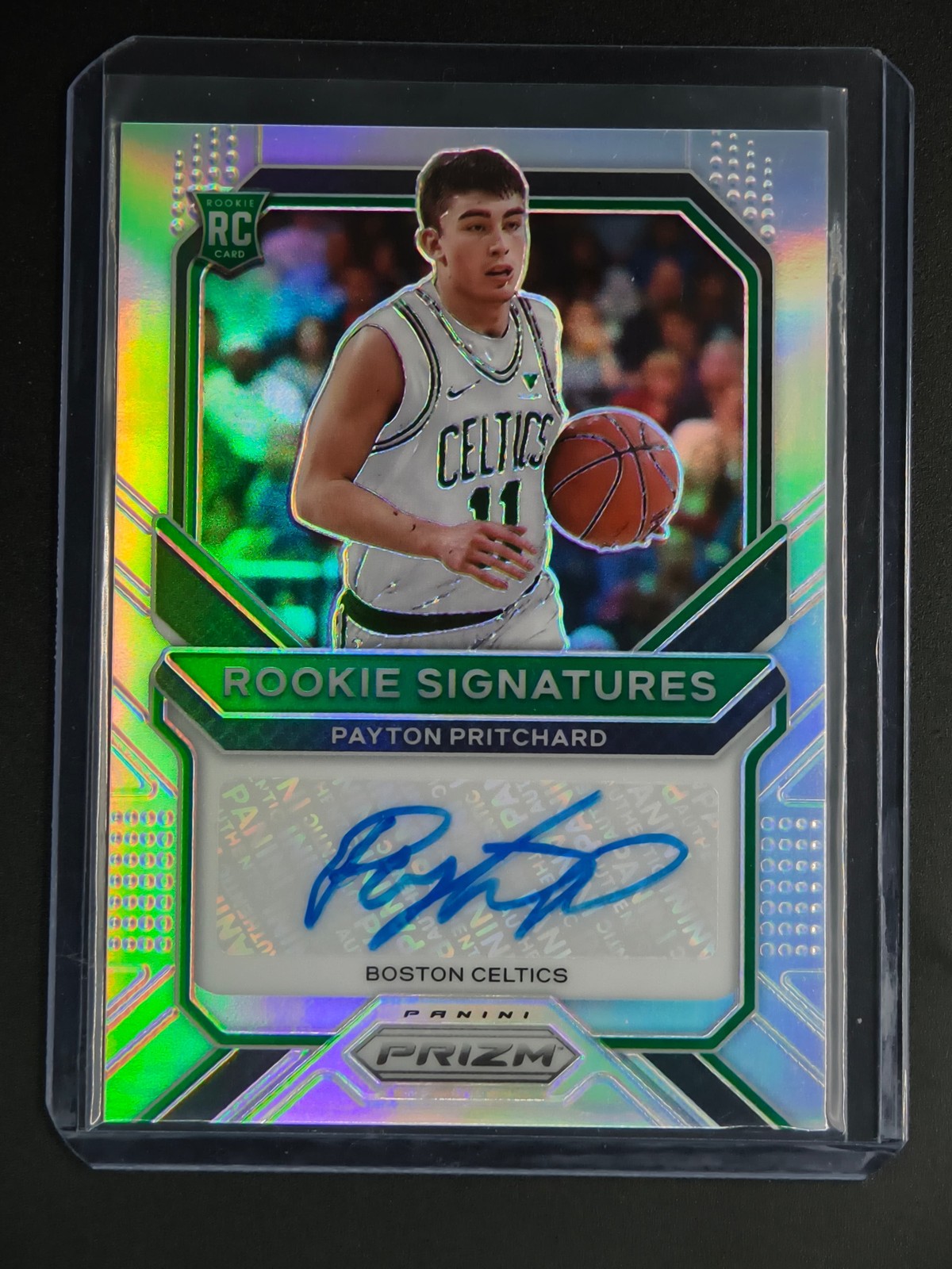 Payton Pritchard 2020-21 Panini Prizm Rookie Signatures RC Auto Silver [3hk