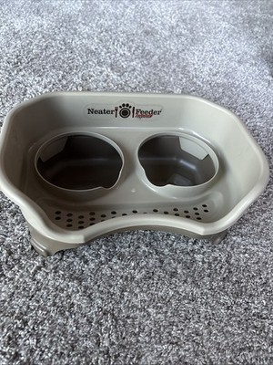 Neater Feeder Express Pet Food Dispenser Small Beige minus bowls 
