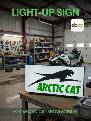 Arctic Cat Snowmobiles -  Light Up LED Sign