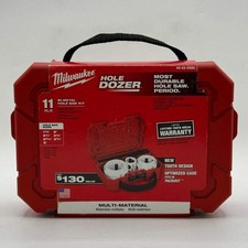 New Milwaukee 49-22-4020 11-Piece Bi-Metal Hole Saw Kit