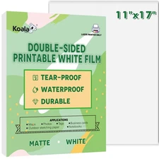 Koala Waterproof Paper for Laser Printer 11x17 In Tearproof Printer Paper Mat...