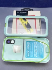 New Genuine Lifeproof 77-59929 iPhone XR FRĒ Series Case - TIKI  FAIR AQUA/BLUE