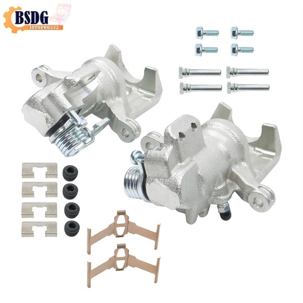 2X Bremssattel FüR Honda City Jazz II III Ab 2004 Mit ABS Hinten Links + Recht-image