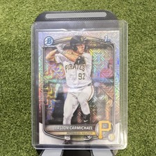 Bowman 2025 Easton Carmichael Mojo Refractor #BDC-50 Pittsburgh Pirates