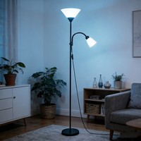 Mother & Child Floor Lamp Uplighter Dimmable Reading Standing Light Home UK