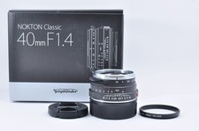Voigtlander Nokton Classic 40mm f/1.4 MC Multi Coated VM Leica M Mount Lens