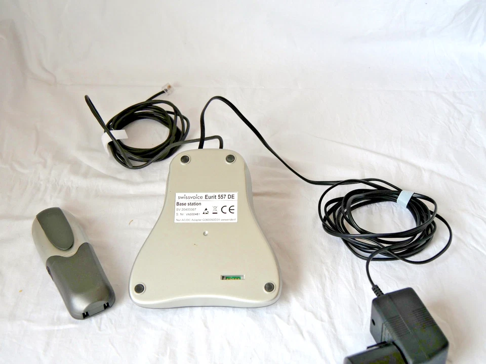 Swissvoice Eurit 557 DE ISDN Schnurlostelefon mit Anrufbeantworter/ Basisstation - Bild 2 von 3