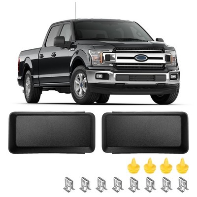 2Pcs Front Bumper Cover Trim for 2018-2020 F-150, Front Bumper Pad, Left & Right