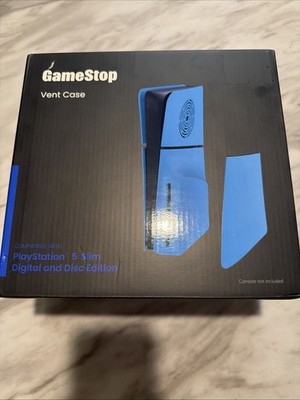 PS5 Slim disk/digital Vent case Powder Blue