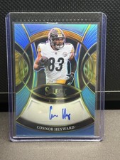 2025 Panini Select Football-Connor Heyward Signature Light Blue Prizm Auto /49