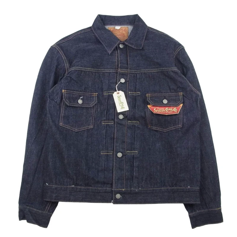 SUGAR CANE Lot No. SC11953A Denim Jacket with Tag [NV/Size42/VG] LTD From JAPAN