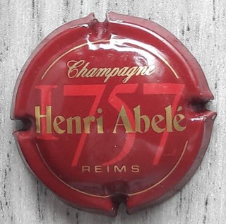 Abelé Henri : capsule de champagne n° 18 (bon état)