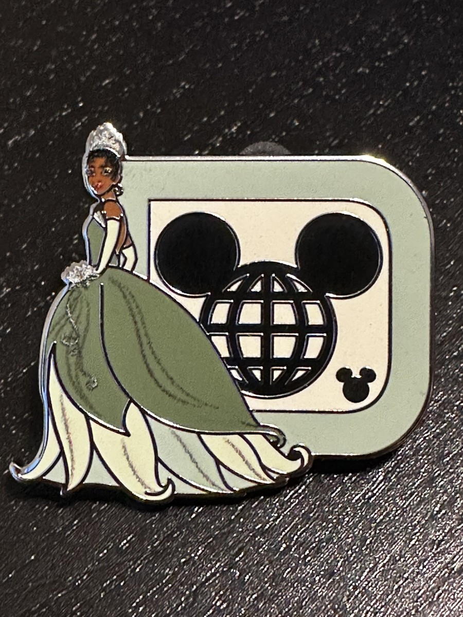 ★レア！レトロ★WDW★2002★アーティスト・チョイスピン★ 2025 WDW Hidden Disney Pin Tiana D Logo Hidden Mickey Pin Princess