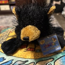 Ganz Webkinz Black Bear HM004 Plush Stuffed Animal NEW WITH UNUSED CODE NWT