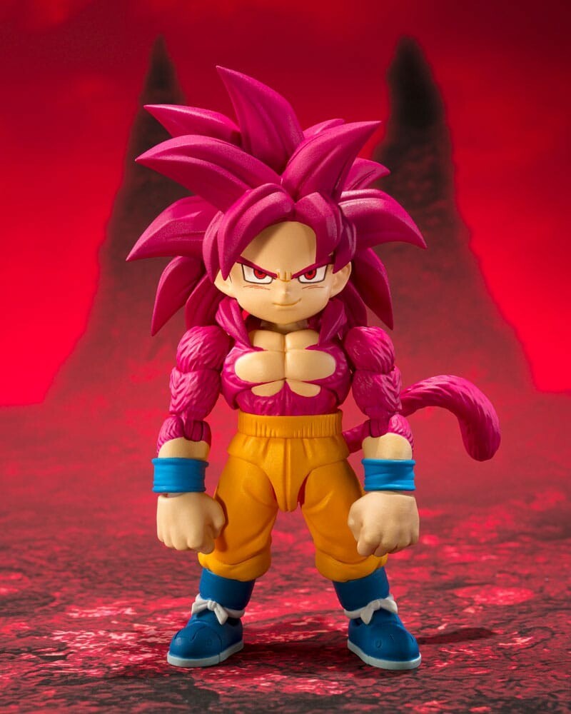 DRAGON BALL Daima Goku Super Saiyan 4 Mini S.H. Figuarts Action Figure Bandai