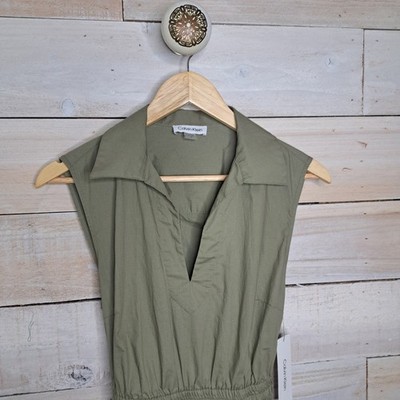 calvin klein olive green dress Green Side Slit Satin Maternity Maxi Dress