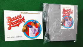 BASES LOADED Manual Cartridge Box Nice Nintendo NES LOOK ⚾